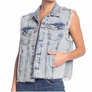 Free People Zoe Denim Vest